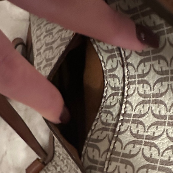 Fossil Tan and Cream Floral Women's Bag - Picture 4 of 7